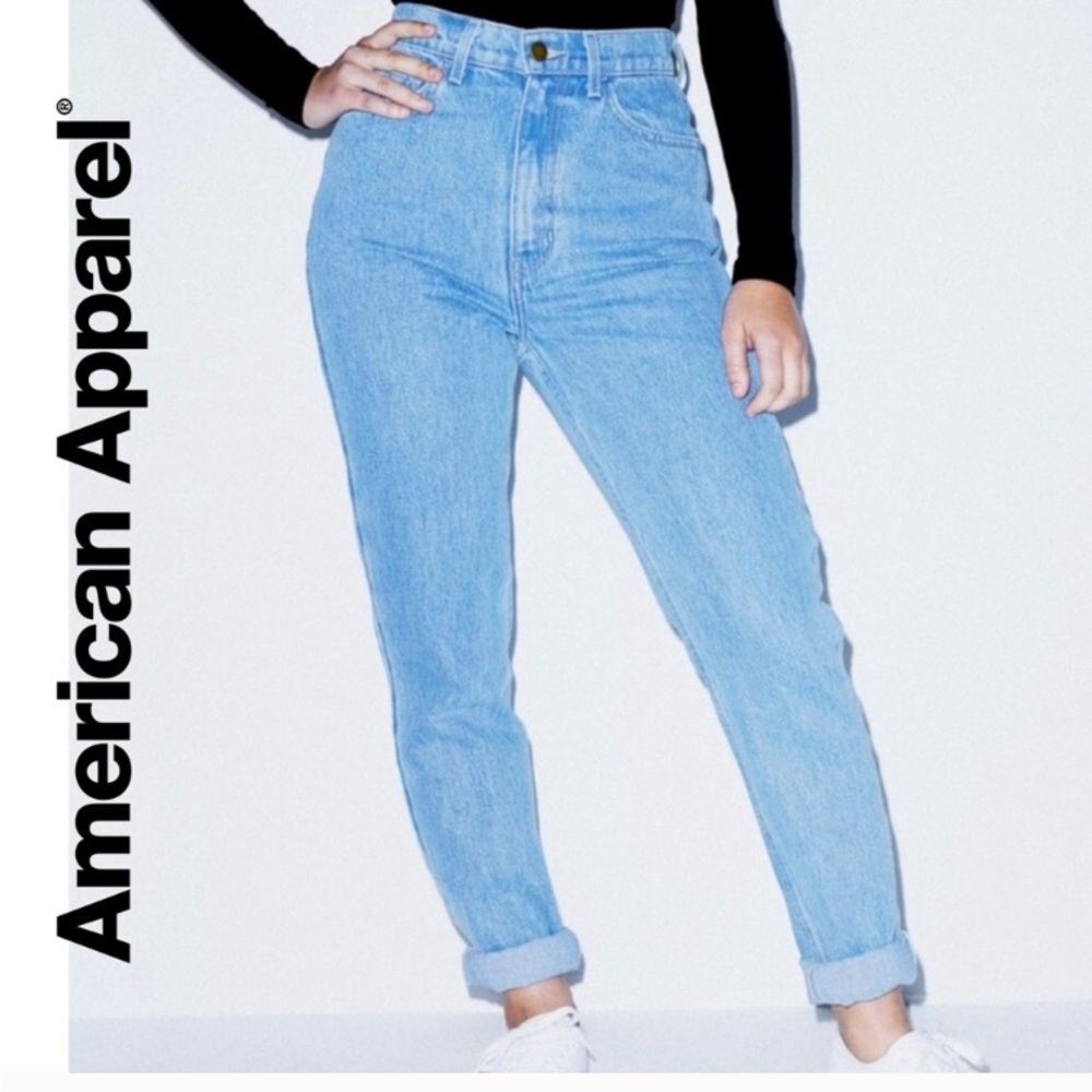 American Apparel Mom Jean Size 28